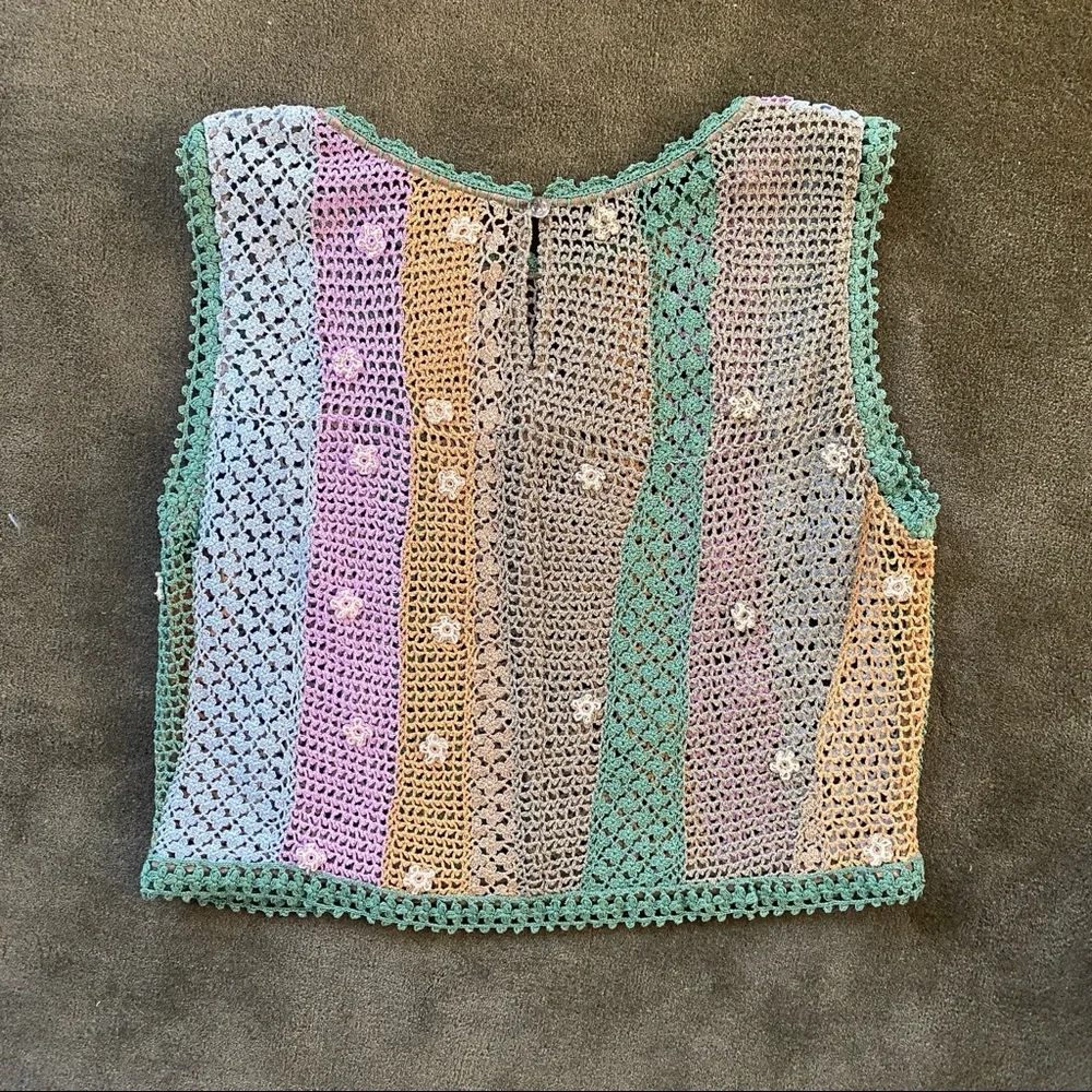 Vintage crochet blouse - Picture 4 of 4